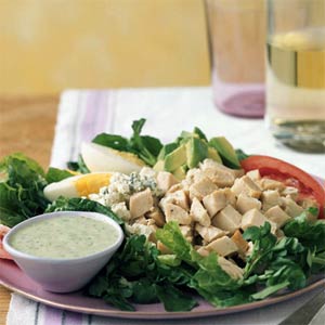 Fast & Easy Dinner: Cobb Salad with Green Goddess Dressing Fast & Easy Dinner: Cobb Salad with Green Goddess Dressing