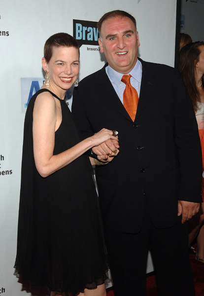 Food and Wine magazine's editor in chief Dana Corwin and Jose Andres Food and Wine magazine's editor in chief Dana Corwin and Jose Andres