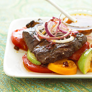 Fast & Easy Dinner: Chipotle Steak and Tomatoes