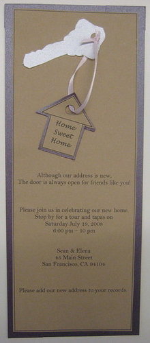 Come Party With Me: Housewarming Party — Invite