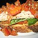 Roasted Cod on Large Garlic Croutons