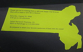 Come Party With Me: Going Away Party — Invite