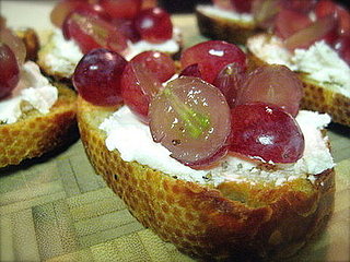 Killer App: Grape Goat Cheese Crostini