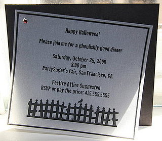 Come Party With Me: Halloween Dinner — Invite