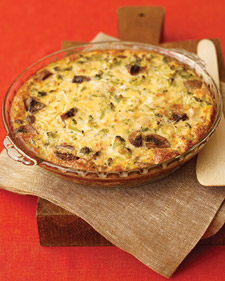 Fast & Easy Dinner: Mushroom-Cheddar Frittata