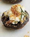 Goat Cheese–Stuffed Mushrooms with Bread Crumbs Goat Cheese–Stuffed Mushrooms with Bread Crumbs