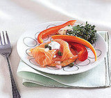 Smoked Salmon Platter with Dill Sour Cream Smoked Salmon Platter with Dill Sour Cream