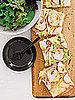 Fast & Easy Dinner: Potato and Leek Flat Bread With Greens
