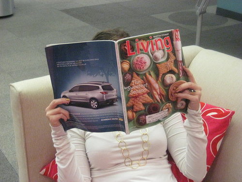 Where Do You Read Food Magazines?
