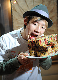 Fruitcake Beats Kobayashi in Charity Eating Competition