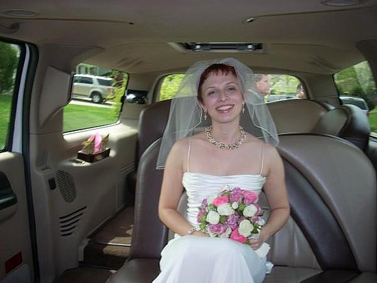 On the way to the church.