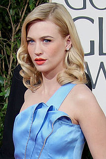 January Jones at the Golden Globes