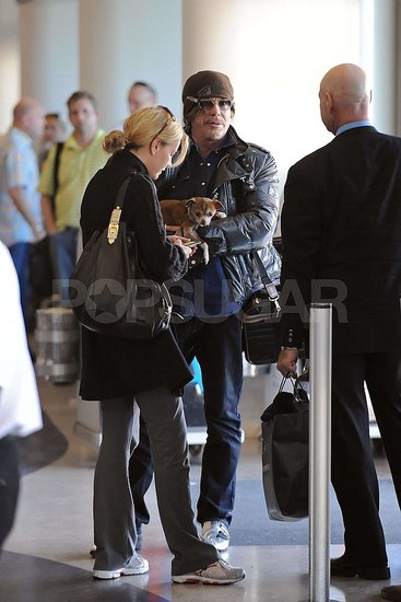 In the Spotlight: Mickey Rourke and Loki Leave LA In the Spotlight: Mickey Rourke and Loki Leave LA