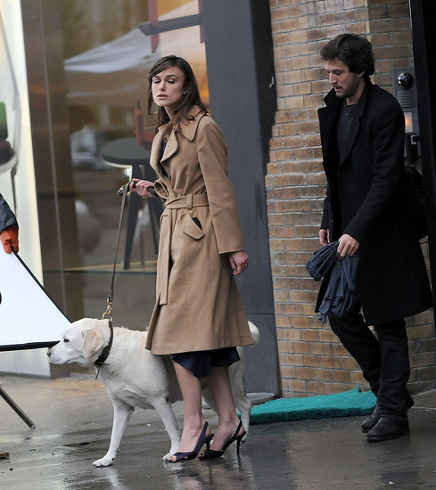 In the Spotlight: Keira Knightley Films "Last Night" in NYC In the Spotlight: Keira Knightley Films "Last Night" in NYC