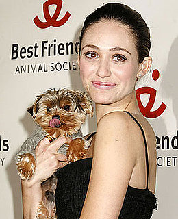 Emmy Rossum Needs a Lint Roller 