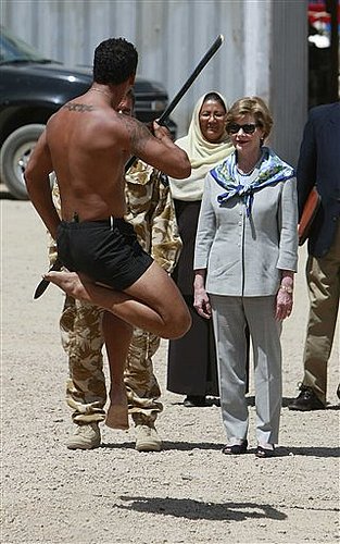 Laura Bush Makes Surprise Trip To Afghanistan