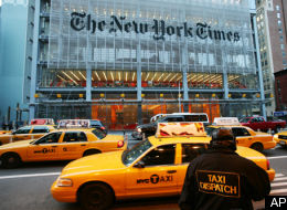 "French Spiderman" Climbs NYT Building With Global Warming Banner