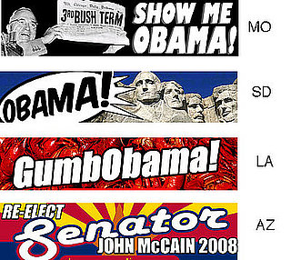 Fifty Nifty Obama Bumper Stickers — Which Is Your Fave?