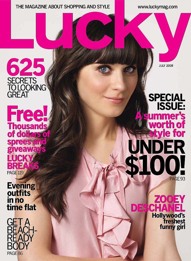 Zooey Deschanel Lucky Magazine Contest Zooey Deschanel Lucky Magazine Contest