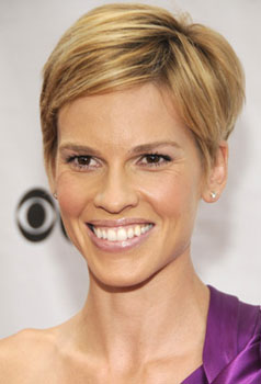 Hilary Swank at Fashion Rocks: Hair and Makeup