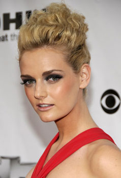Lydia Hearst at Fashion Rocks: Hair and Makeup