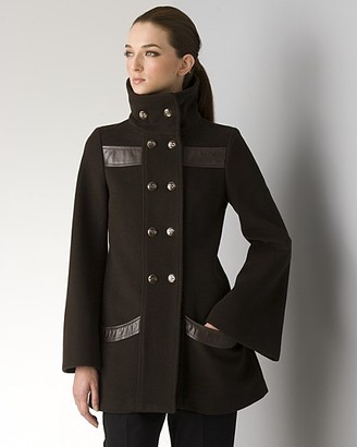 Trend Alert: Leather Trim Coats and Jackets