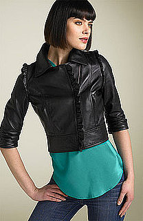 The Look For Less: Madison Marcus Ruffle Leather Jacket 