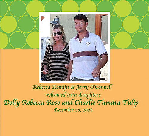 Rebecca Romijn Gives Birth to Twin Daughters!