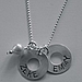 Mini Open Circle Necklace ($48)