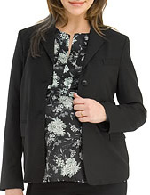 Tropical Wool Blazer With Ribbed Jersey Trim ($395) Tropical Wool Blazer With Ribbed Jersey Trim ($395)