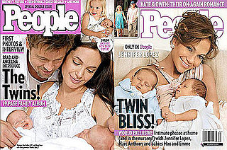 Angelina Introduces Twins in People