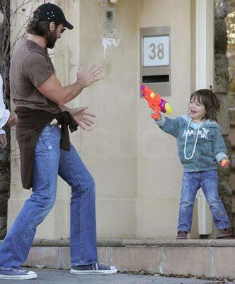 Caught by the Three Year Old's Shot