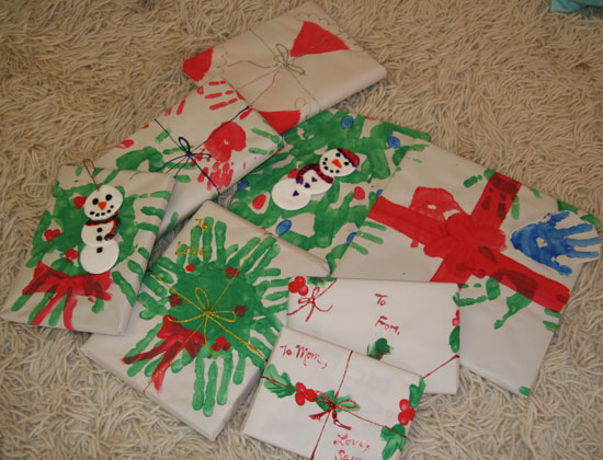 Wrap It Up: Handprint Holiday Paper Wrap It Up: Handprint Holiday Paper