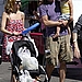 Dave Grohl Strolls with His Girls