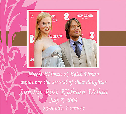 Nicole Kidman Has a Baby Girl!