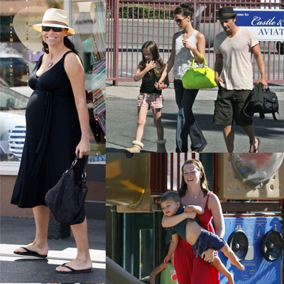 Celebrities and Their Babies Over the Weekend 2008-08-25 15:00:12 Celebrities and Their Babies Over the Weekend 2008-08-25 15:00:12