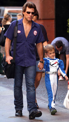 Romeo Keeps the Streets of NYC Safe With Daddy Jon Bon Jovi Romeo Keeps the Streets of NYC Safe With Daddy Jon Bon Jovi