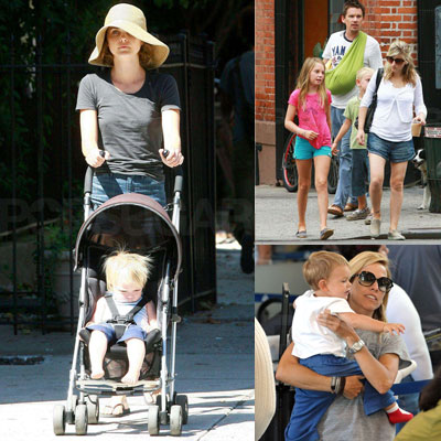 Celebrities and Their Babies Over the Weekend 2008-09-08 15:00:20