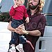 Shaggy Daddy Ben Gives Violet a Lift