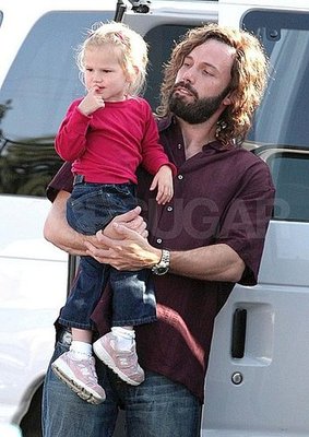 Shaggy Daddy Ben Gives Violet a Lift Shaggy Daddy Ben Gives Violet a Lift