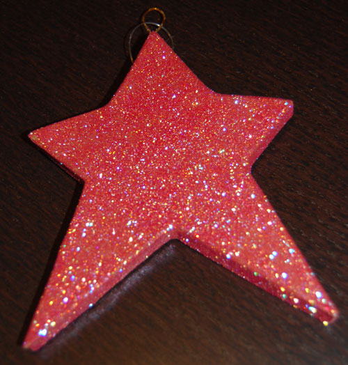 The glittered star The glittered star