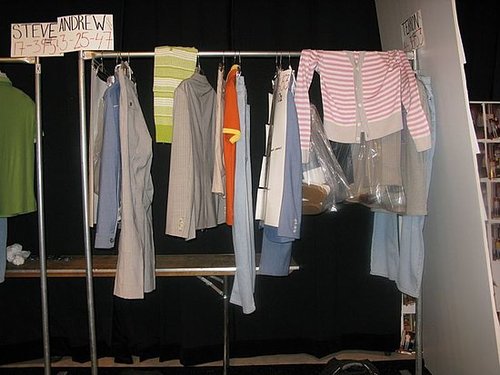 Backstage at Perry Ellis Backstage at Perry Ellis
