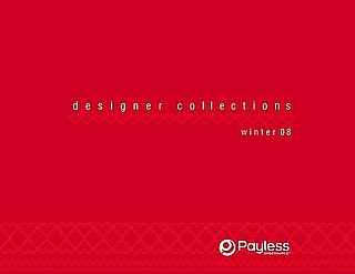 Payless Designer Line Sheets Holiday 2008