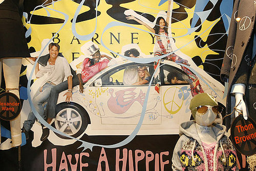 Barneys "Have A Hippie Holiday" Holiday Windows Barneys "Have A Hippie Holiday" Holiday Windows