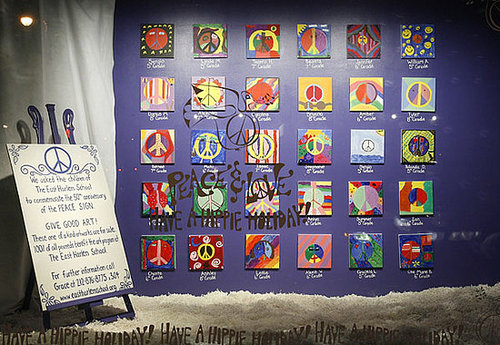 Barneys "Have A Hippie Holiday" Holiday Windows Barneys "Have A Hippie Holiday" Holiday Windows