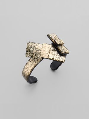 Glitter Crazy Bow Cuff, Was $98 Now $57.50 Saks Fifth Avenue Glitter Crazy Bow Cuff, Was $98 Now $57.50 Saks Fifth Avenue