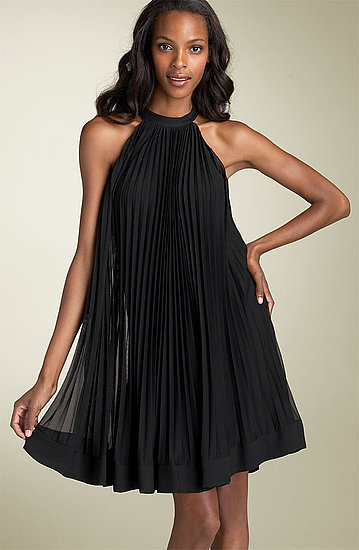 ECI Pleated Mesh Trapeze Dress $98 @ Nordstrom 