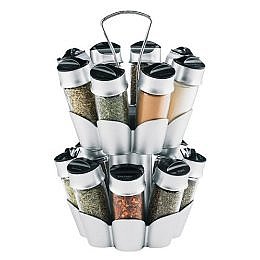 Trudeau 16-Bottle Spice Rack - Chrome Accents : Target
