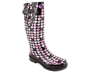heart rain boot