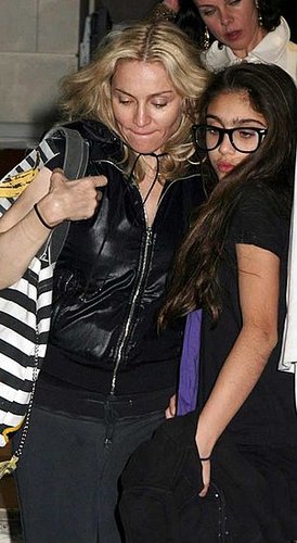 Madonna's daughter Lourdes steals mum's glasses to recreate her Eighties superstar look